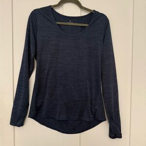 Athleta Navy Long Sleeve Top